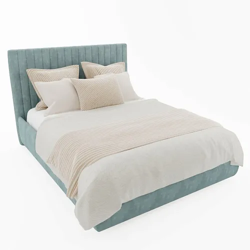 Кровать двуспальная мягкая АСТИ с подъемным механизмом, 160x200