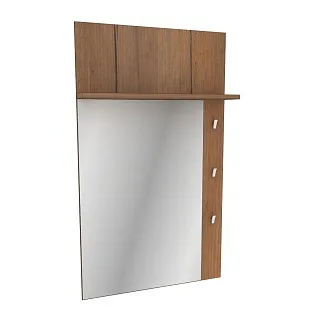 Панель зеркало с полкой и крючками L-190 L/R