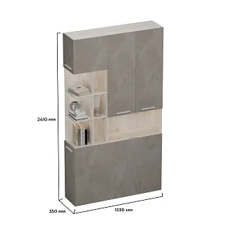 Шкаф с нишей с подсветкой LG212.3