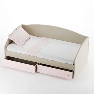 Кровать односпальная с ящиками P902N, 90x190