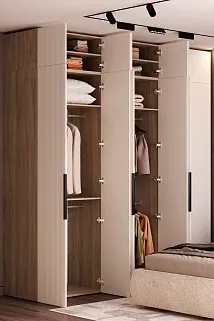 Антресоль на шкафы, фрезерованные фасады в эмали LE461.61