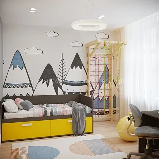 Кровать односпальная E902.9, 90x190