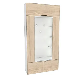 Секция под крючки с полками с подсветкой L418 L/R