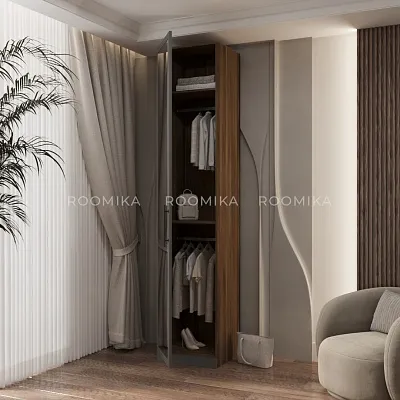 Шкаф однодверный для одежды с зеркалом A221.44-1Z