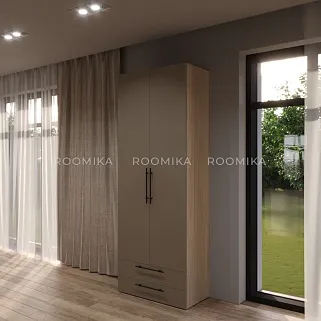 Шкаф двустворчатый с ящиками L211.44