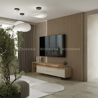 Тумба TV напольная, фасады в эмали LE-507 L/R