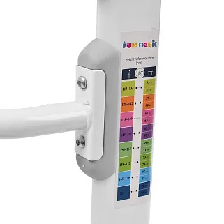 Комплект парта + стул трансформеры Carezza Grey-w FUNDESK