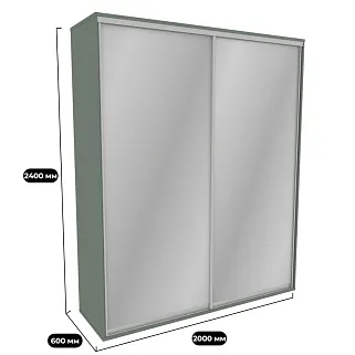 Шкаф-купе U202 тип 3 с зеркалом