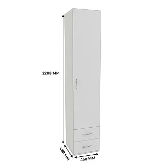 Шкаф 1 дверный с ящиками P221