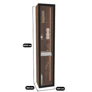 Шкаф R315.35ST на тумбу R506, R524 с подсветкой