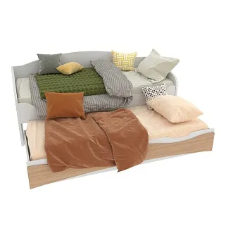 Кровать с выдвижным спальным местом P910, 90x190