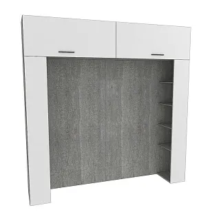 Ниша для кровати с секциями LG-407.44