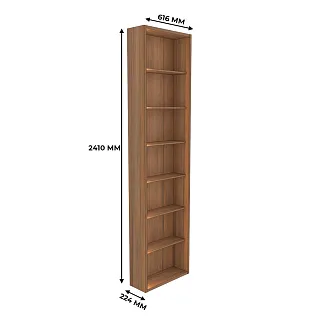 Стеллаж завершающий с подсветкой L-231.60