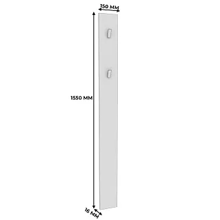 Панель узкая с крючками L-100.1