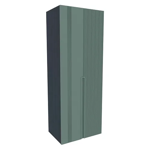 Шкаф 2 дверный, фрезерованные фасады в эмали LE210.60-1