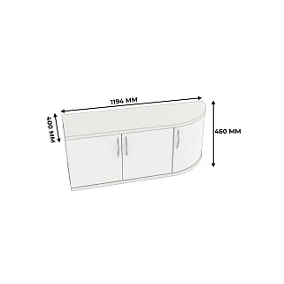 Тумба для обуви радиусная P463 L/R