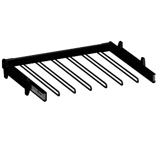 BELLE  Вешалка для брюк, 600 мм, цвет черный, BE60TRBL