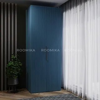 Шкаф 2 дверный, фрезерованные фасады в эмали LE-210.60-4