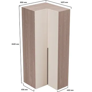 Шкаф угловой L207 L/R