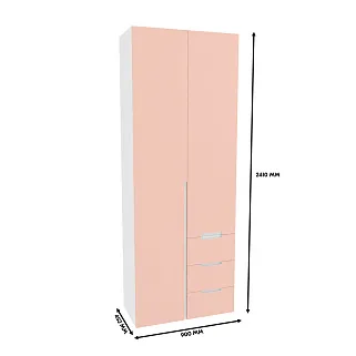 Шкаф комбинированный, фасады в эмали LE215 L/R