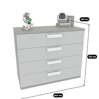 Комод 4 ящика шириной 904мм E794