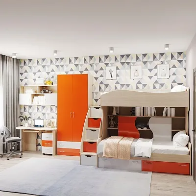 Стол письменный с полкой под клавиатуру P713 L/R