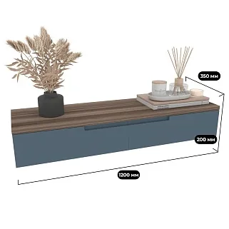 Туалетный столик, фасады в эмали LE-515