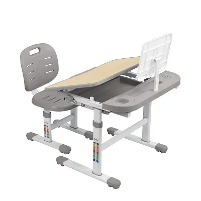 Комплект парта + стул трансформеры Cura Grey-w FUNDESK