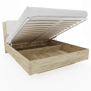 Кровать двуспальная CUBO с парящим эффектом, 160x200
