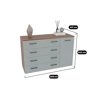 Комод с ящиками и дверью R706