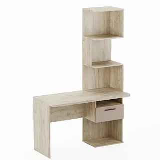 Рабочий стол со встроенным стеллажом HOF420