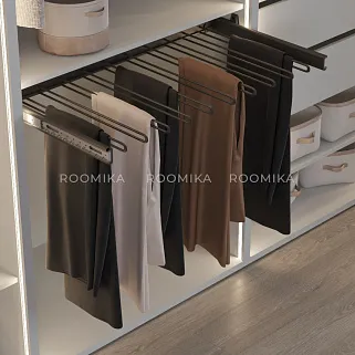 BELLE  Вешалка для брюк, 900 мм, цвет графит, BE90TRGR