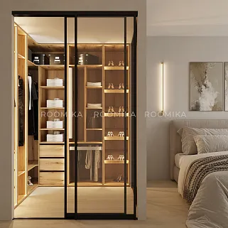 Шкаф угловой с подсветкой M211.50-1 L/R