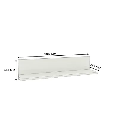 Полка настенная на 1200мм P122