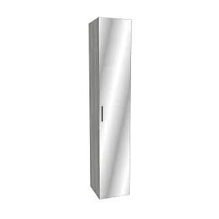Шкаф 1 дверный узкий с зеркалом LG-220.44-1Z