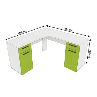 Cтол угловой равносторонний L716