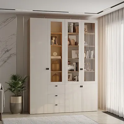 Шкаф книжный с подсветкой LG214S