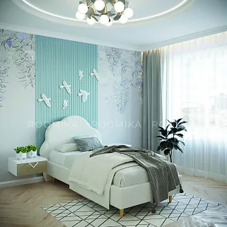 Кровать односпальная мягкая CLOUD, 90x190