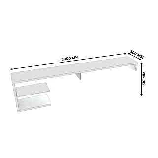 Приставка L113 к тумбе L505 с подсветкой L/R