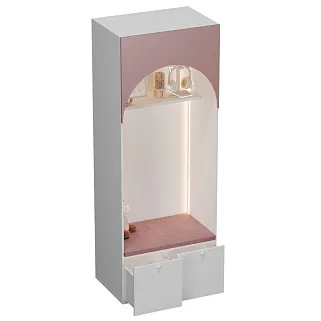 Секция с нишей с ящиками, с мягким сидением и подсветкой LG434.60