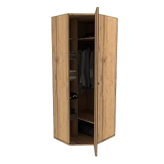 Шкаф угловой разностронний с зеркалом C-218.1Z L/R