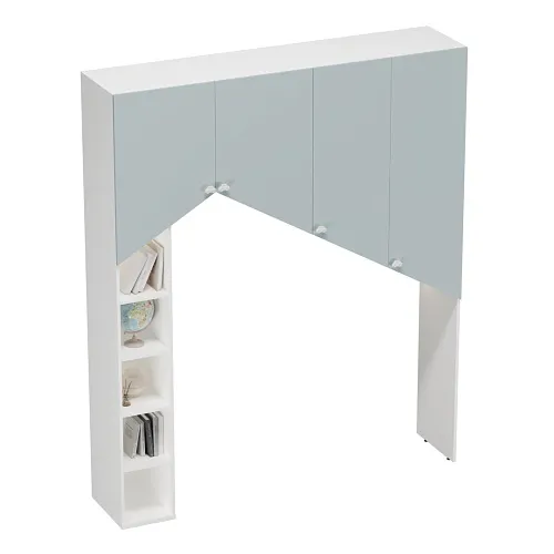 Антресоль-домик со стеллажом L628.45 L/R