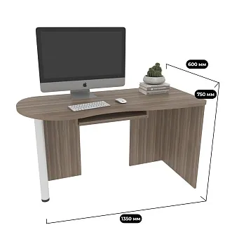 Стол письменный с полкой под клавиатуру P713 L/R