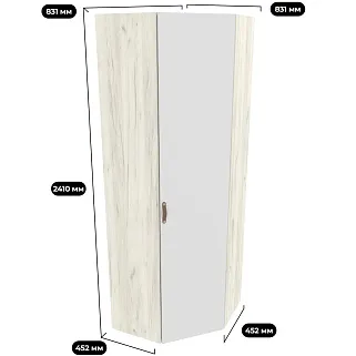 Шкаф угловой равносторонний L218.1