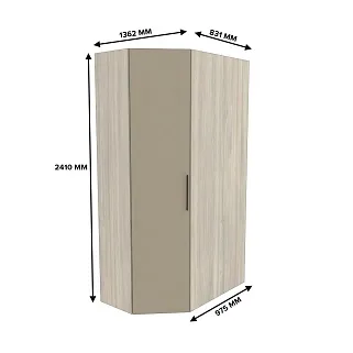 Шкаф угловой с подсветкой L209.44 L/R