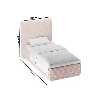 Кровать односпальная мягкая SIENA  с подъемным механизмом, 90x200