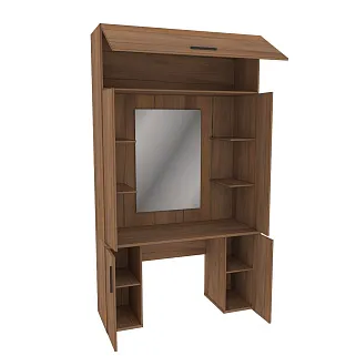 Стол туалетный с секцией и зеркалом L-404.44