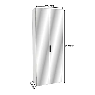 Шкаф двустворчатый с зеркалом L210.44-4Z