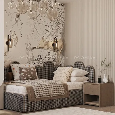 Мягкая кровать-диван CYPROS с подъемным механизмом, 90x190