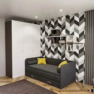 Шкаф  однодверный с нишей L226